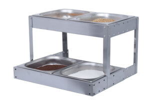 Chimney Cake Toppings tray frame
